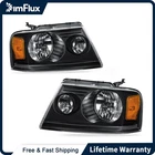 Dimflux Headlights 04-08 Ford F150 06-08 Lincoln Mark Lt Black Housing New. Price: $114.27.