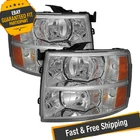 Spyder 5076984 Xtune Oem Crystal Headlights For 2007-2013 Chevy Silverado 1500 New. Price: $107.94.