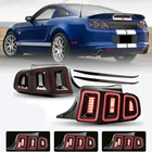 2010-2014 Ford Mustang Full Led W/ Sequential Tail Lights Black Brake Lamps New. Price: $219.99.