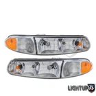 Headlight Headlamp Pair Left Right Set For 97-05 Buick Century New. Price: $114.76.