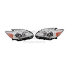 Halogen Headlights Headlamps For Toyota Prius 2010-2011 Driver&passenger Chrome New. Price: $101.99.
