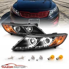 Led Halo 2011-2015 Black Projector Parking Headlights Pair For Kia Optima New. Price: $289.45.