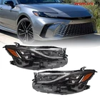 For Toyota Camry Xse 2025 Headlight Replace Led Black Strip Dual Lens Pair Lh+rh New. Price: $335.48.