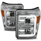 Anzo 111407 Projector Headlights W/ Plank Style Switchback Chrome Amber New. Price: $592.40.