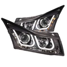 Anzo 121462 Black Clear Lens U-bar Halogen Projector Headlights For 11-15 Cruze New. Price: $549.68.