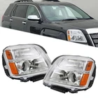 For Gmc Terrain 2010-2015 Headlights Headlamps Halogen Chrome Lh+rh Pair Clear New. Price: $90.63.