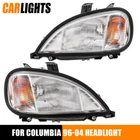 Headlight Lamps Left & Right Fit For 1996-2004 Freightliner Columbia Truck Pair New. Price: $157.22.