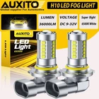 Pair 9145 9140 H10 Led Fog Driving Light Bulbs Super White 80000LM 6500K 100W G6 New. Price: $160.07.