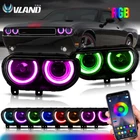 Rgb Led Headlights For 2008-2014 Dodge Challenger Vland Projector Front Lamps New. Price: $424.99.