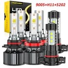 Combo H11 9005 5202 Led Headlight Fog For Silverado 1500 2500 07-15 New. Price: $37.99.