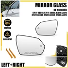 Mirror Glass Heat Blind Spot Driver Passenger Side For Hyundai Elantra 2021-2025 New. Price: $22.99.