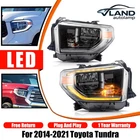Pair Vland Full Led Headlights For 2014-2021 Toyota Tundra W/sequential Turn New. Price: $390.00.