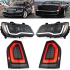 Vland Black Projector Headlights+led Tail For 2011-2014 Chrysler 300 New. Price: $274.99.