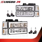 Led Drl Headlights Fit For 94-99 Chevy Suburban C/k Tahoe Gmc Yukon Chrome Amber New. Price: $94.49.