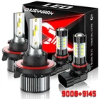 2004-14 Ford F150 10000K Led Headlight Hi/lo+fog Bulbs H13 H10 Kit New. Price: $29.99.