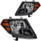 For Nissan Frontier Truck 2009-2021 Black Housing Headlights Assembly Pair New. Price: $75.99.