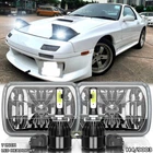 For Mazda RX-7 1986-1991 Pair 5X7" 7X6 Inch Led Headlight Hi/low Beam H4 Lights New. Price: $64.99.