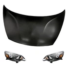 For Kia Rio 12-17 3-PIECE Kit (driver And Passenger Side Headlights, Hood Panel) New. Price: $749.37.