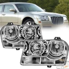 For 2005-2010 Chrysler 300 Pair Replacement Headlights Halogen Chrome Headlamps New. Price: $77.88.