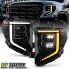 For 2022 2023 2024 Gmc Sierra 1500 All Black Bezel Full Led Headlights Headlamps New. Price: $399.99.