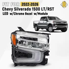 Full Led For 2022-2026 Silverado 1500 Lt Rst Chrome Passenger Headlight New. Price: $152.00.