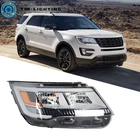 2016-2019 Ford Explorer Headlight Halogen W/led Drl Chrome Headlamp Side New. Price: $106.22.