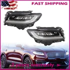 Pair Left & Right Led Headlight For 2019 2020 2021 Lincoln Nautilus W/o Adaptive New. Price: $585.66.