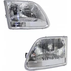 Ford F-150 Headlight Assembly 1996-2004 Pair Driver And Passenger Side New. Price: $131.09.