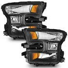 Weelmoto Pair Headlights 2015 2016 2017 Ford F150 Black Headlamps Left+right New. Price: $97.88.