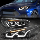 Led Drl 15-18 Ford Focus Black/amber Signal Projector Headlight Lamps New. Price: $235.88.