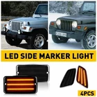 4PCS Smoke Led Bumper Signal + Side Marker Light For 97-06 Jeep Wrangler Tj New. Price: $54.14.