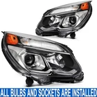 Pair/set Projector Headlights Assembly W/ Bulbs For Chevrolet Equinox 2016 2017 New. Price: $133.99.