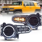Pair For 2007-2014 Toyota Fj Cruiser Full Led Projector Headlights W/sequential New. Price: $439.99.