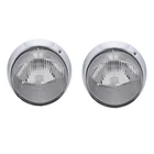 Porsche 912 930 (65-86) Euro H4 Headlight Set (chrome Rim) 91163111300 New. Price: $1295.00.
