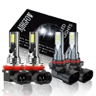 H11 9005 Led Headlight Kit Combo Bulbs 10000K High&low Beam Super Bright White New. Price: $21.99.