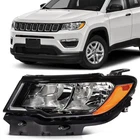 Scitoo Driver Side Headlight Assembly For 2017-2021 Jeep Compass 2.0L 2.4L Black New. Price: $77.99.