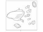 Genuine Mercedes-benz Lamp Unit 204-906-99-03 New. Price: $987.50.