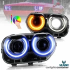 Vland Dual Beam Rgb Led Headlights For Dodge Challenger 2015-19 Drl Front Lamps New. Price: $373.49.
