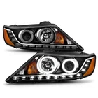 Clear Lens Ccfl Projector Headlight Set W/halo For 2011-2013 Kia Sorento Black New. Price: $509.95.