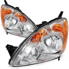 2PCS Pair Headlights Assembly For 2005-2006 Honda Crv Cr-v Lx 2.4L Chrome New. Price: $237.98.