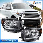 Pair Black Led Drl Headlights Assembly For Toyota Tundra 1794 Edition 2014-2017 New. Price: $120.99.