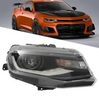 For Chevy Camaro 2016-2022 Right Side Headlight Assembly Black Hid W/ Led Drl New. Price: $111.39.