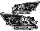 For 2010 2011 2012 2013 Mazda (5-SPEED) Black Clear Lens Headlights Assembly New. Price: $130.88.