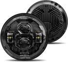 Hwstar Pair New 1000% Bright Anti-glare 7 Inch Led Headlights Round All Black. Price: $194.97.