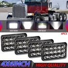 4PCS 4X6" Inch Chrome Headlight Hi/lo Sealed Beam For Peterbilt 357 378 379 New. Price: $45.70.