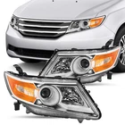 For 2011-2017 Honda Odyssey Halogen Chrome Housing Amber Corner Headlights Pair New. Price: $94.66.