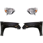 Headlight Kit For 2012-2015 Toyota Tacoma Driver And Passenger Side Assembly 4WD New. Price: $438.57.