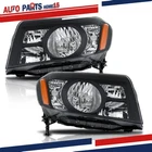 New Rh+lh Headlamps For Honda Pilot 09-11 Halogen Black Headlight Amber Corner. Price: $87.97.