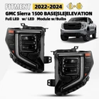 For 2022-2026 Gmc Sierra 1500 Pro Sle Elevation Full Led Headlights Pair New. Price: $386.00.