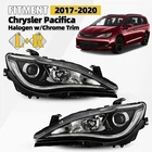 For 2017-2020 Chrysler Pacifica Halogen Headlight Chrome Bezel Left+right Pair New. Price: $249.99.